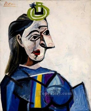 Buste de femme Dora Maar 1941 Cubismo Pinturas al óleo